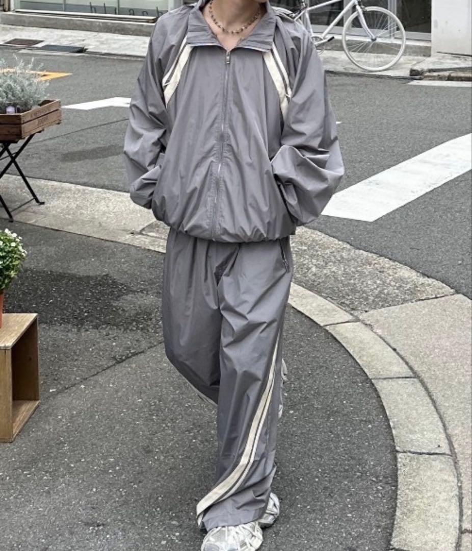 【Chikashitsu +】set up track pant