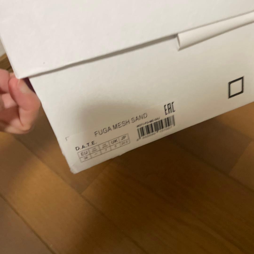 ⭐︎とうこです⭐︎ DATE ホワイト ベージュ スニーカー　38