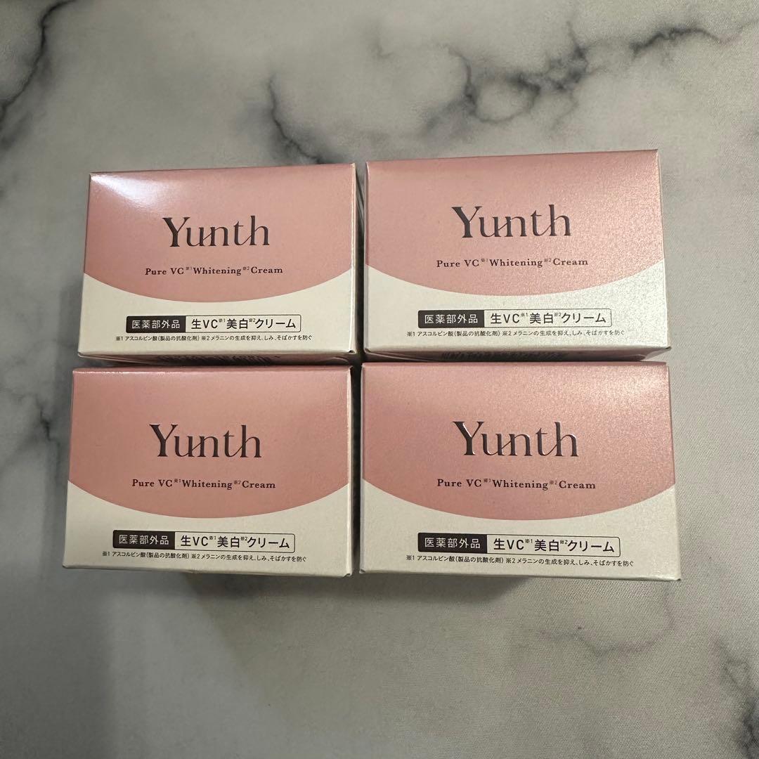 【新品】ユンス Yunth　生VC美白クリーム 4個セット
