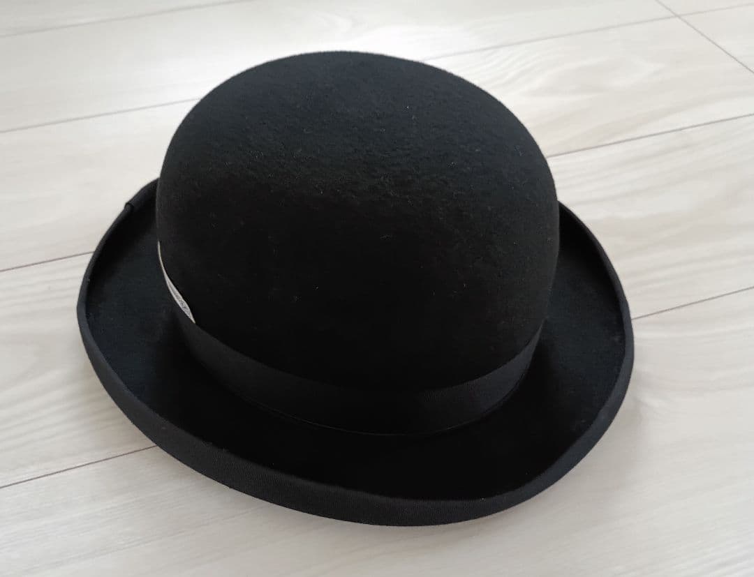 【ピンキー】THE H.W.DOG&CO. ボーラーハット 黒 サイズ38