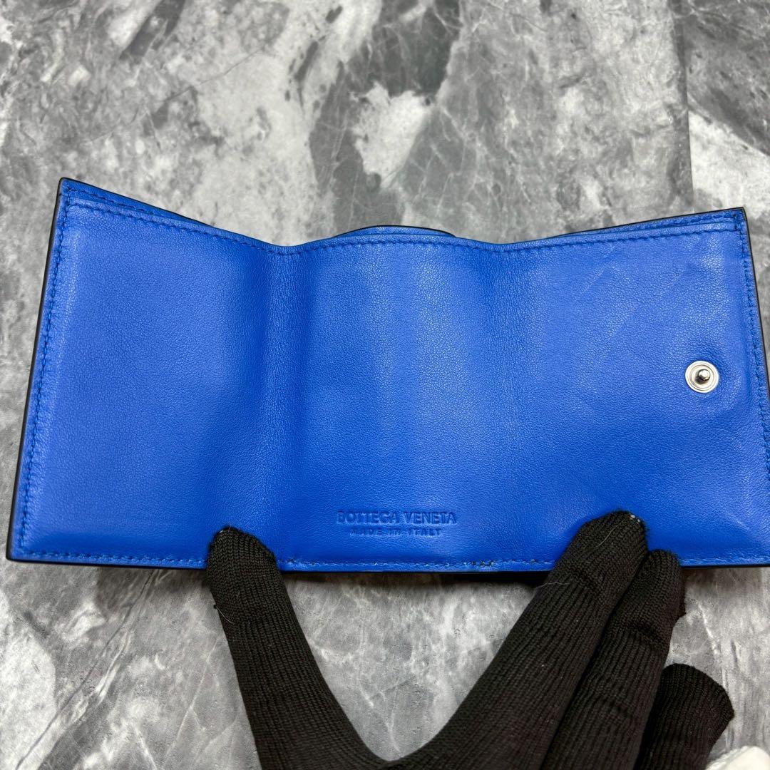Munetakai ✨ボッテガヴェネタ　三つ折り財布　バイカラー