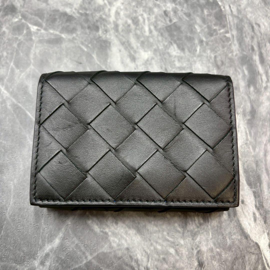 Munetakai ✨ボッテガヴェネタ　三つ折り財布　バイカラー