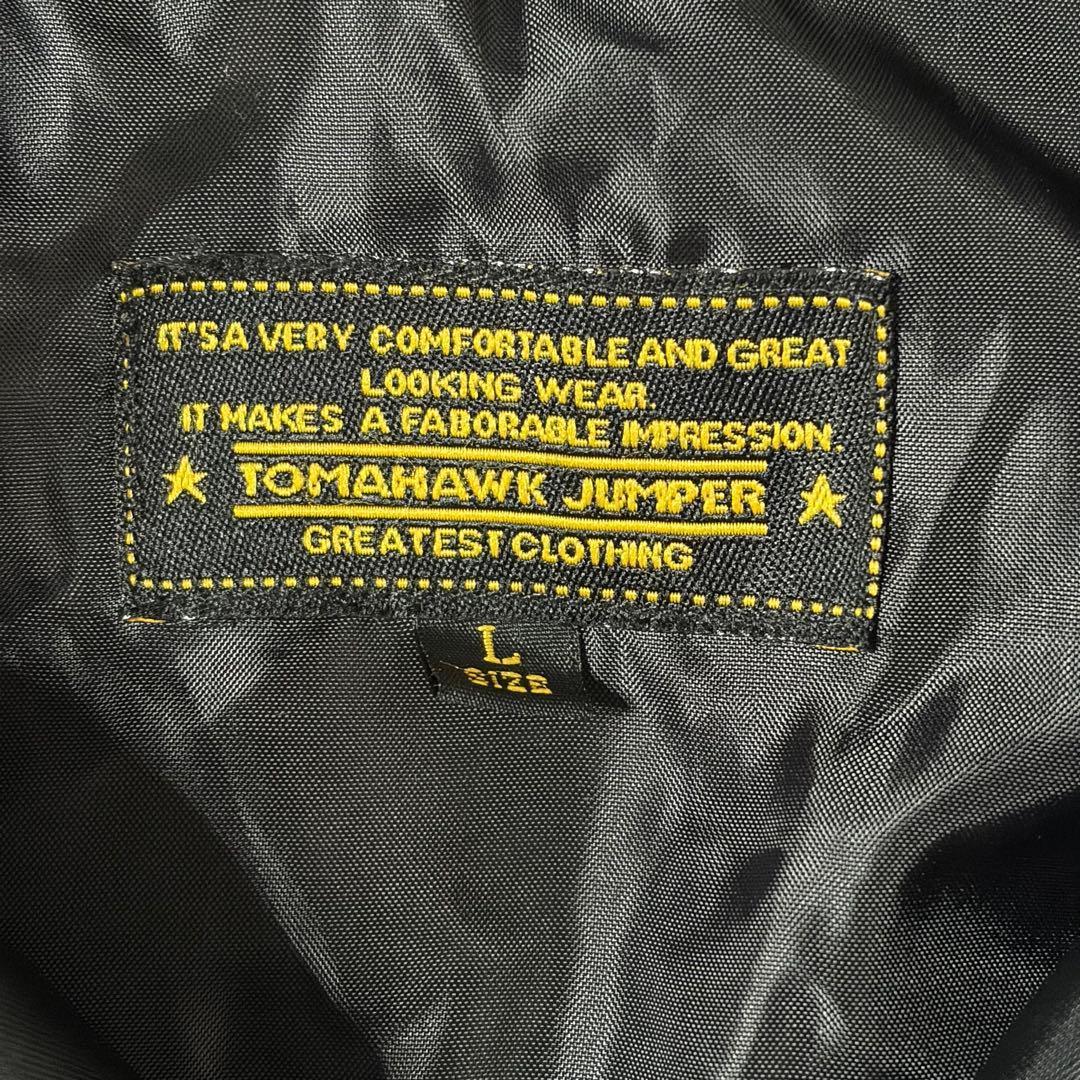 【超美品】TOMAHAWK JUMPER MA-1 フライトジャケット ブラック