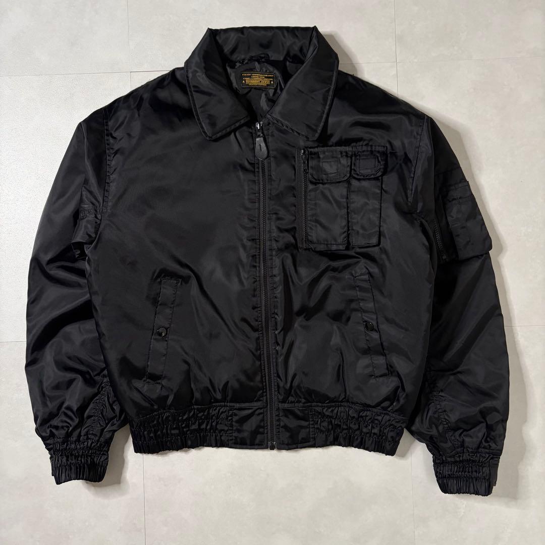【超美品】TOMAHAWK JUMPER MA-1 フライトジャケット ブラック