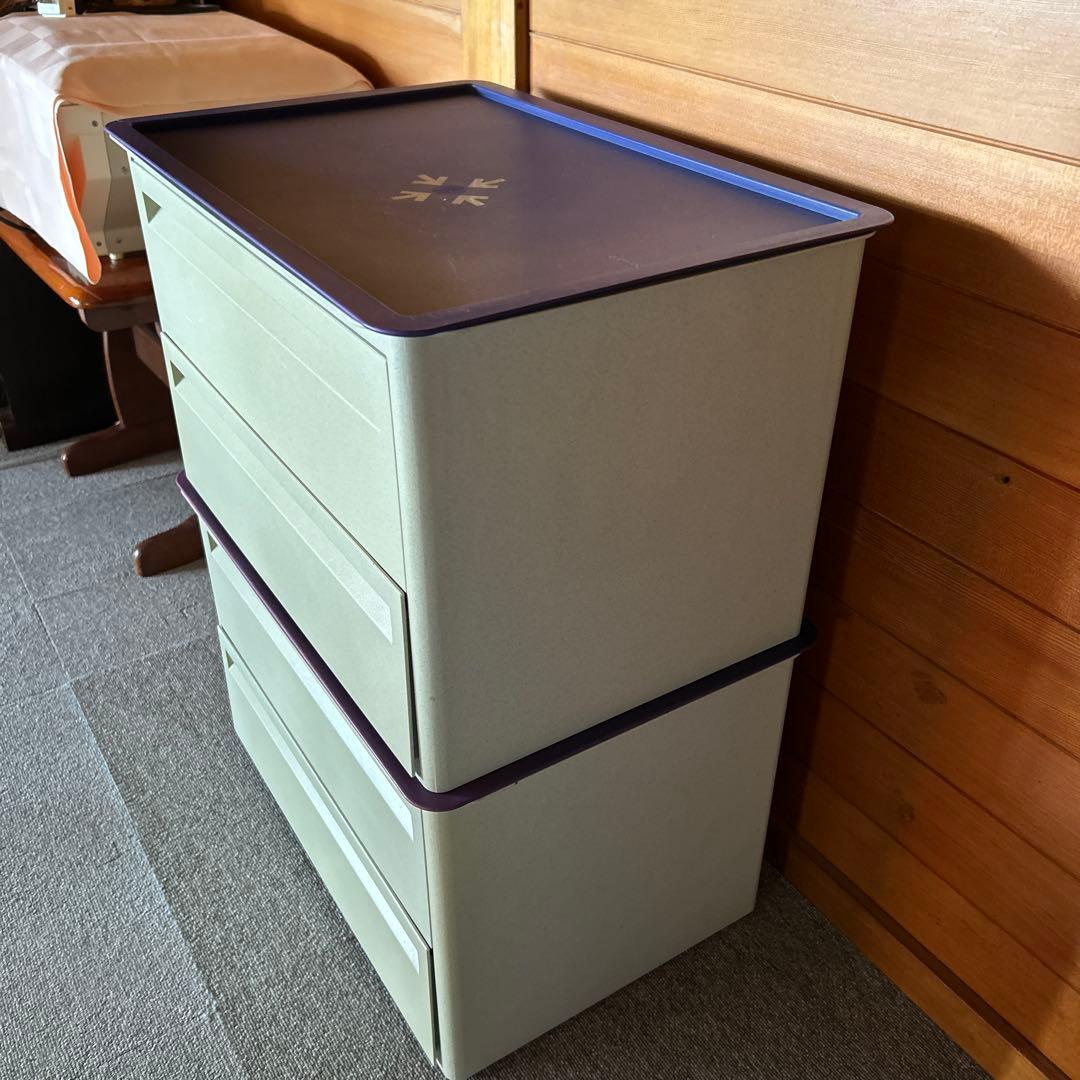 Tupperware マルチオーガナイザー 2段引き出し 2個セット