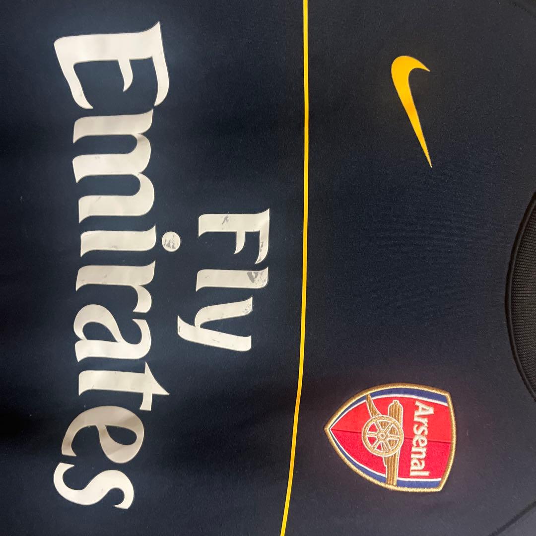 【希少】00sアーセナルトレーニングスウェットネイビー　Sサイズ　NIKE　古着