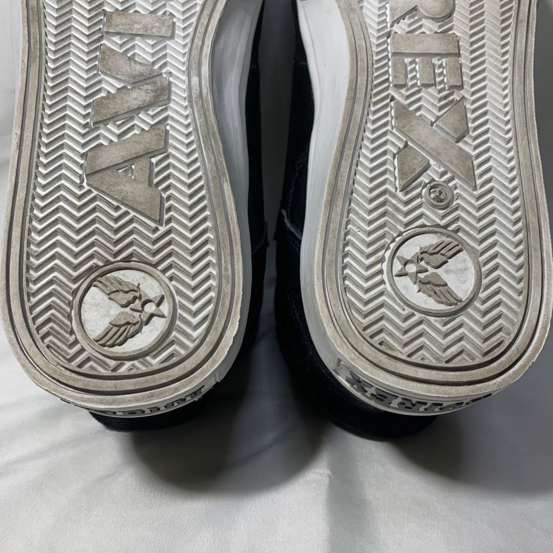 AVIREX ハイカットスニーカー ブラック　ボア　27cm