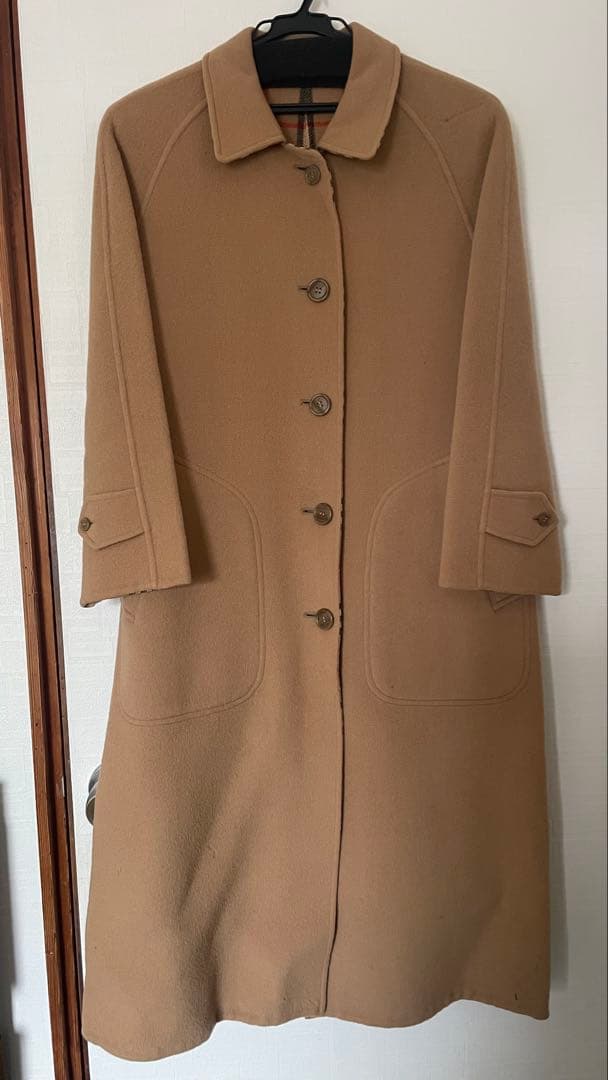 バーバリー Burberrys チェスターコート ロング ノバチェック キャメル