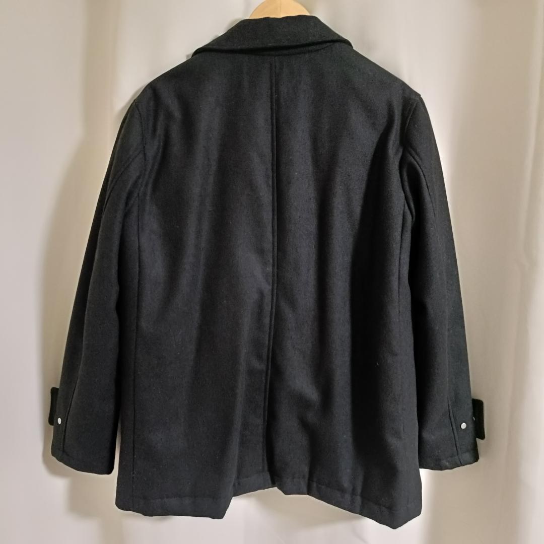 60%OFF 新品 ショート丈 Pコート M ブラック CASPER JOHN