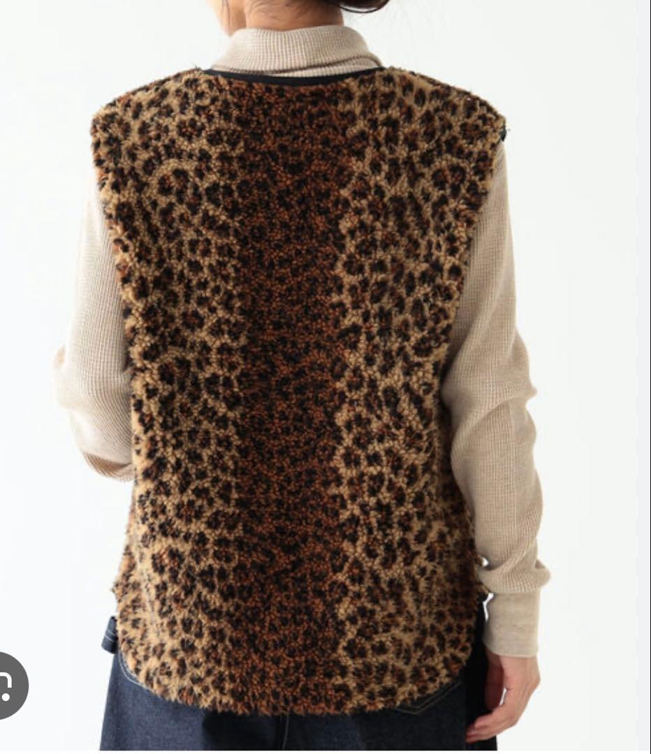 新品！BEAMS BOY / ボーイ ジャカード ボア プルオーバー ベスト