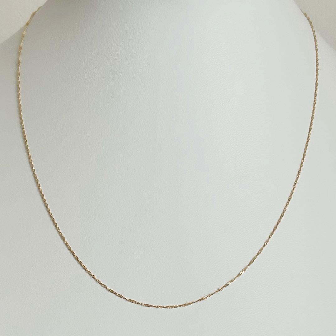 早いもの勝ち‼️新品 日本製 18金 K18 スクリュー ネックレス 40cm