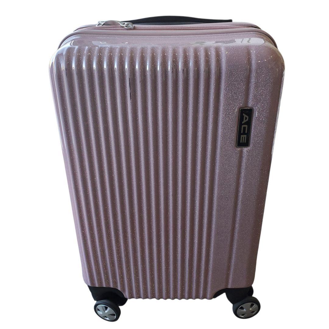 【良品】ACE キャリーケース 拡張タイプ 機内持込 TSAロック付 Sサイズ