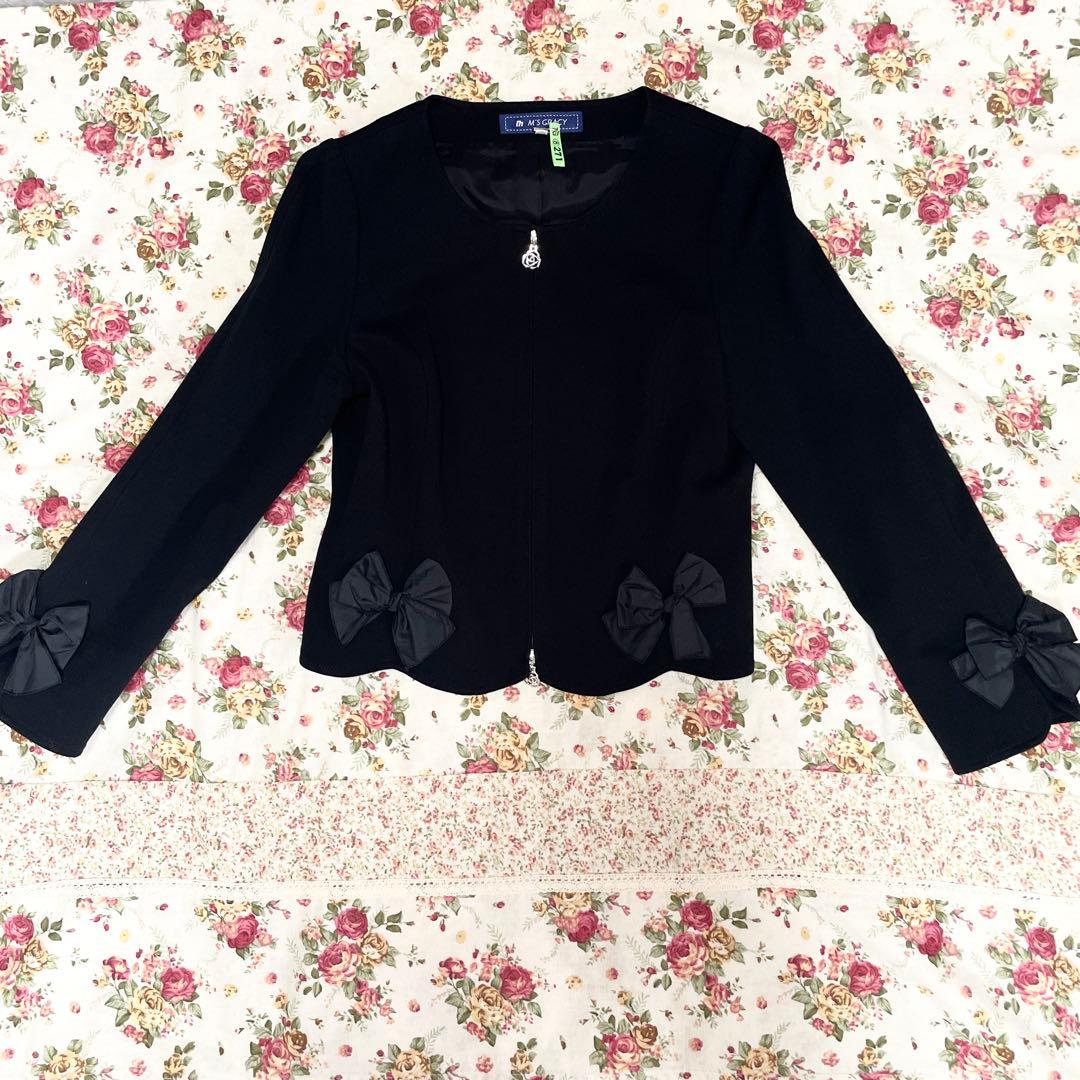 ❤︎エムズグレイシー❤︎リボンジャケット４０