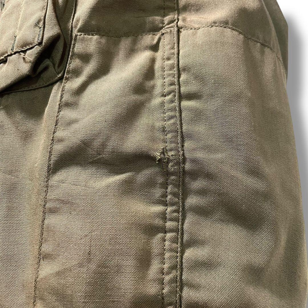 80s 米軍 実物 CVC タンカースジャケット M-R フライトジャケット