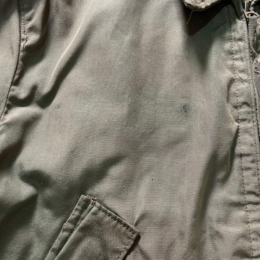 80s 米軍 実物 CVC タンカースジャケット M-R フライトジャケット
