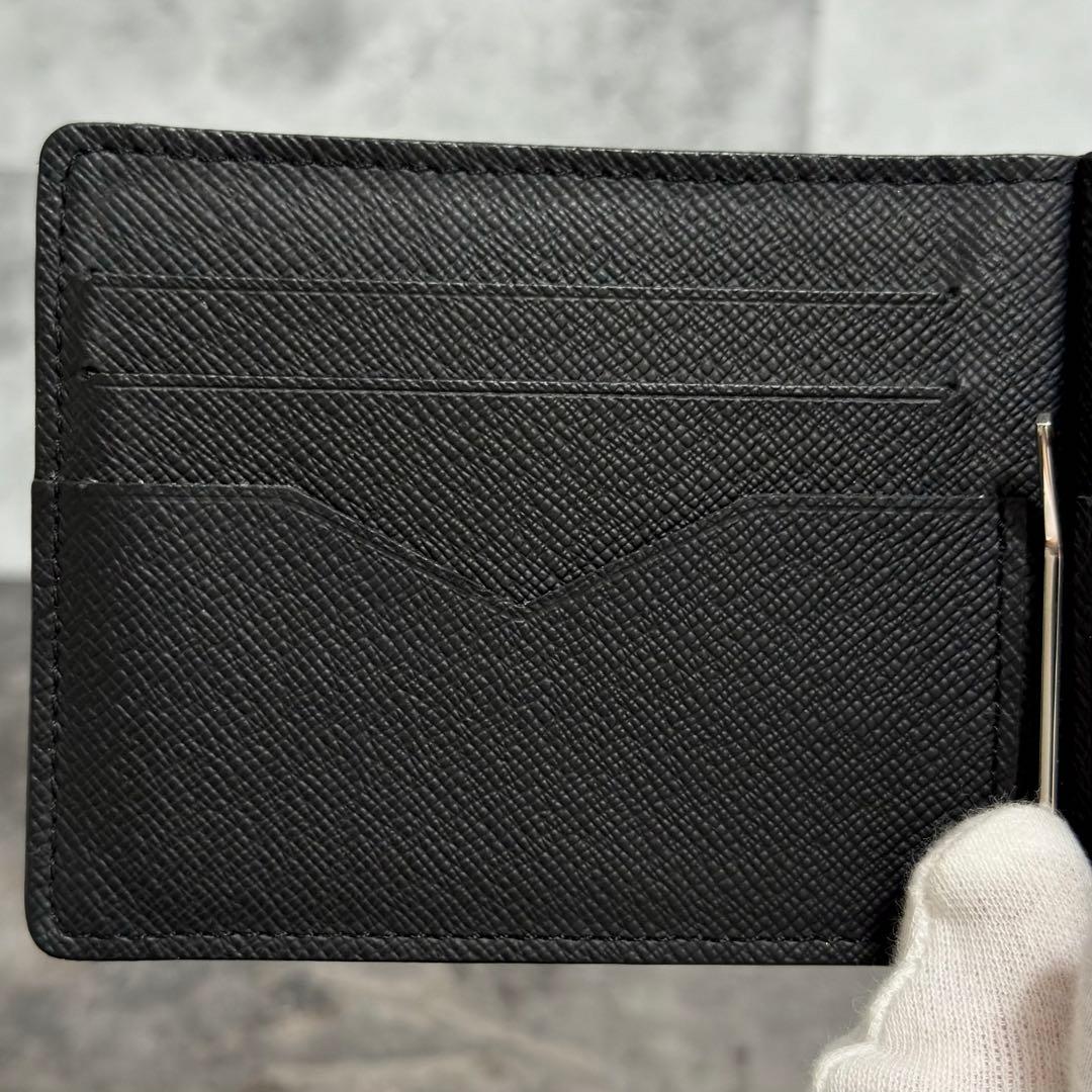 現行 IC搭載⭐️ルイヴィトン タイガ ポルトフォイユ パンス マネークリップ 黒