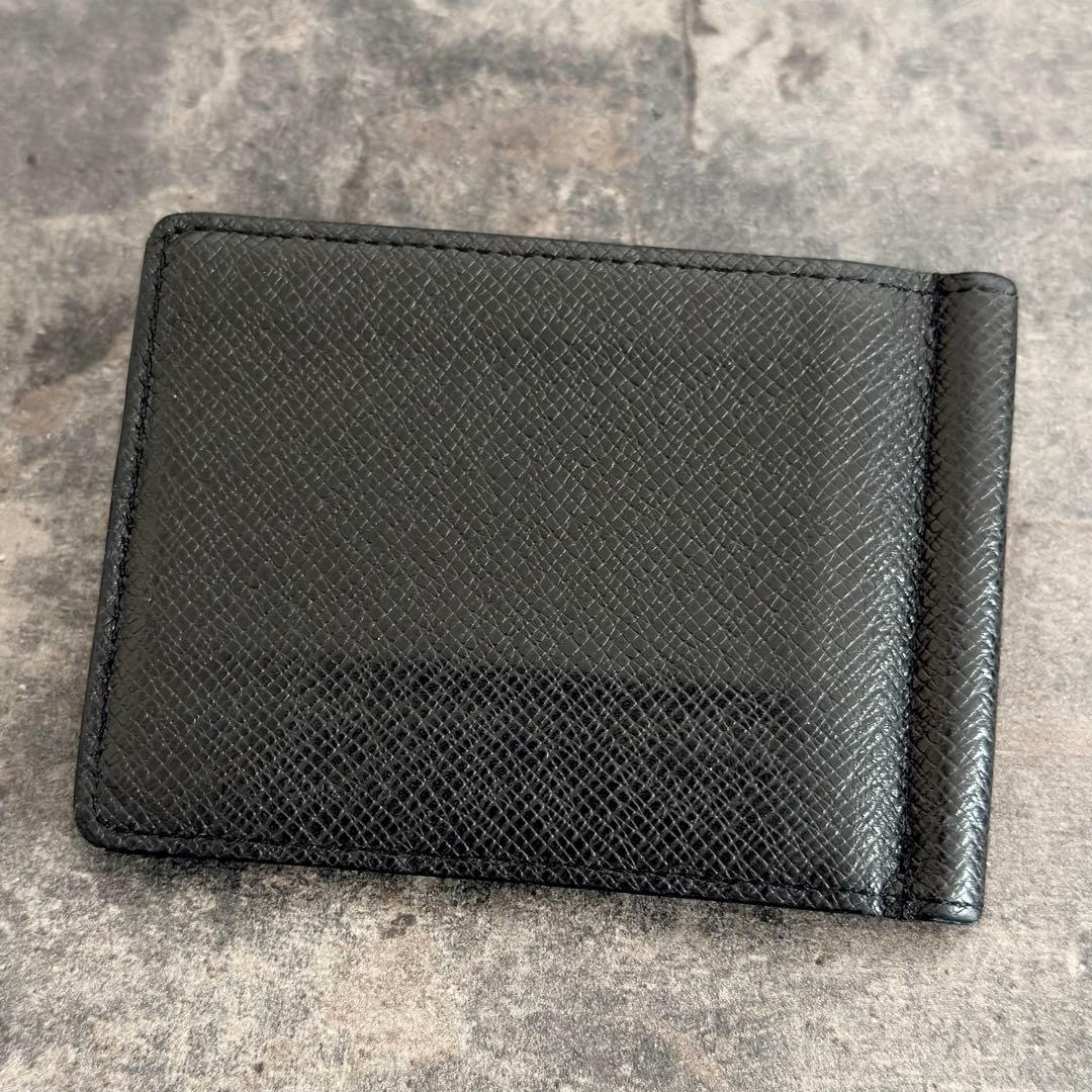 現行 IC搭載⭐️ルイヴィトン タイガ ポルトフォイユ パンス マネークリップ 黒