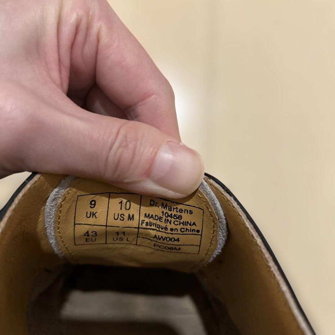 ドクターマーチン 3989 BEX ウイングチップ 白黒