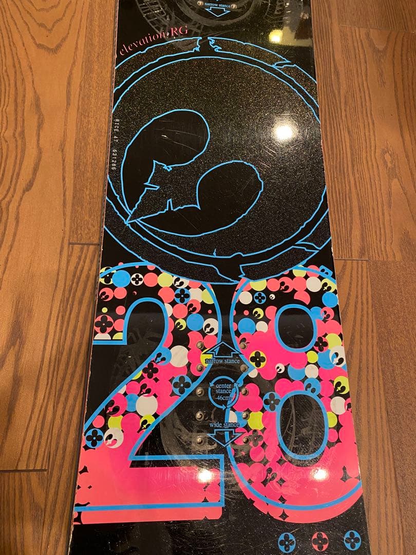 【希少】RICE28 オールラウンド スノーボード 147 キャンバーボード