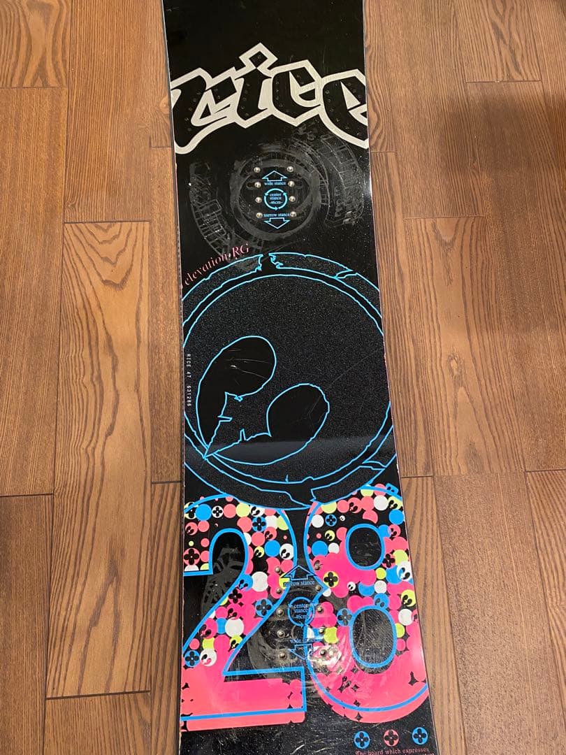 【希少】RICE28 オールラウンド スノーボード 147 キャンバーボード