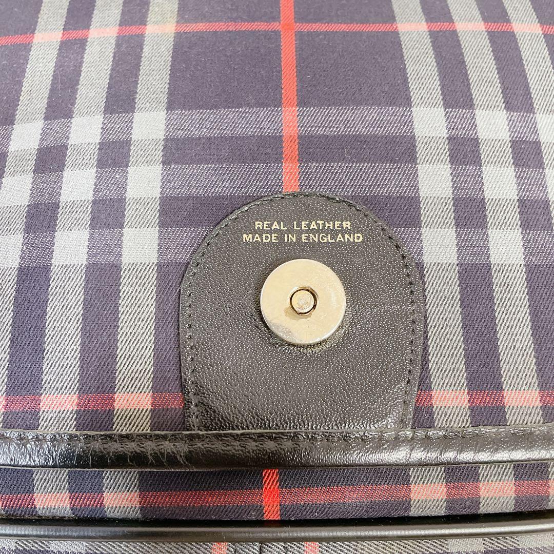 美品　ヴィンテージバーバリー　ノバチェック柄　ショルダーバッグ　斜め掛け