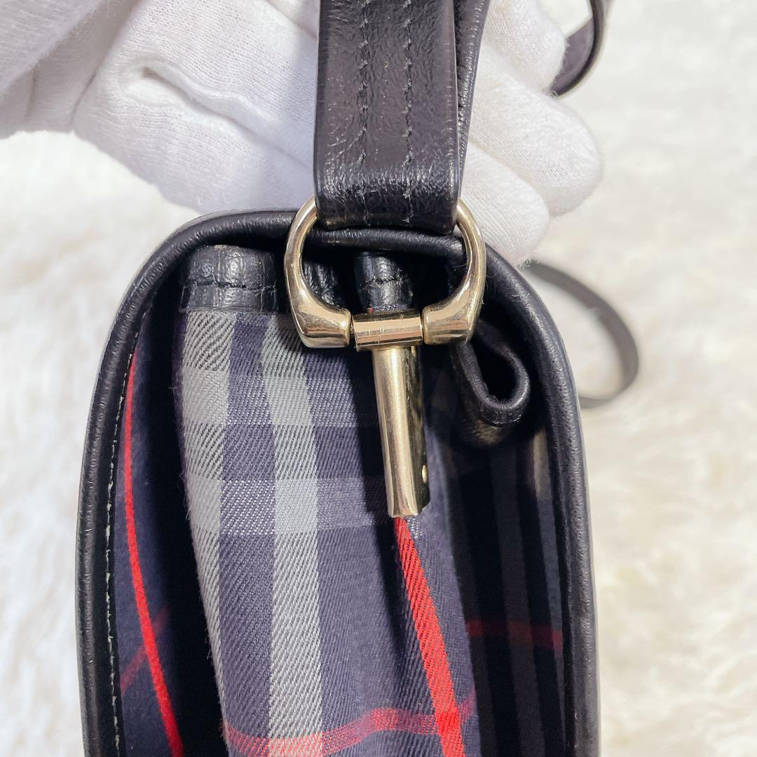 美品　ヴィンテージバーバリー　ノバチェック柄　ショルダーバッグ　斜め掛け