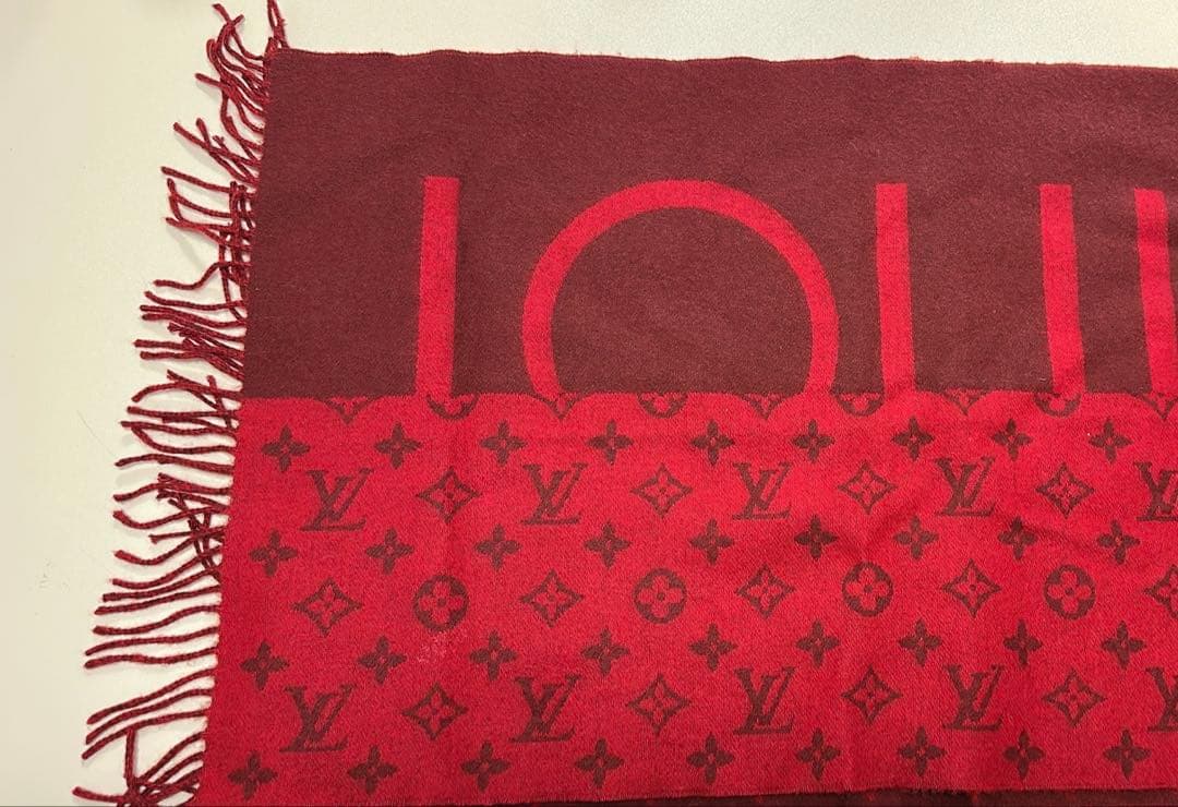 K*様 LOUIS VUITTON 100%カシミア　ストール　ショール　マフラ