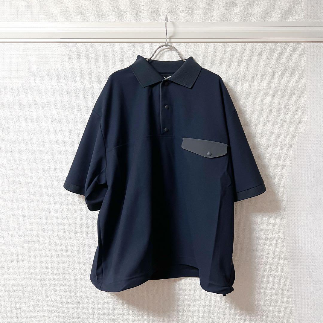 トップス ACTIVE CITY S/S SNAP POLO SHIRT