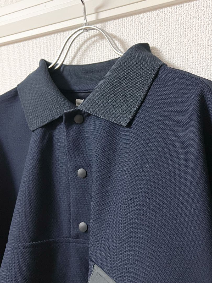 トップス ACTIVE CITY S/S SNAP POLO SHIRT