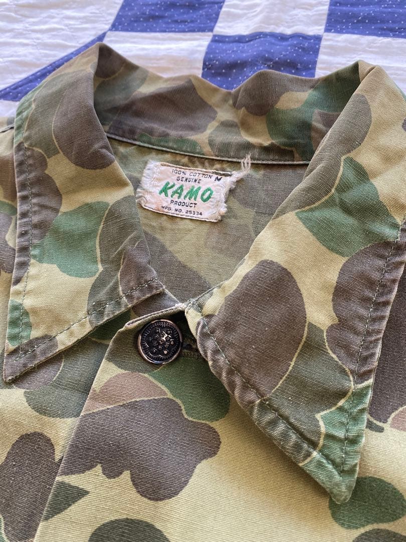 60s KAMO ダックハンターカモ　13スターボタン　ハンティング