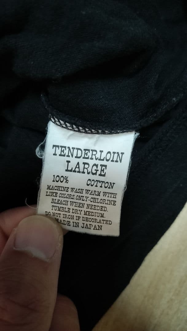 Tenderloin ブラック 長袖カットソー L