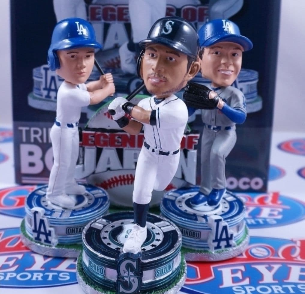 世界限定224体の稀少なボブルヘッド 大谷翔平、山本由伸、イチロー選手