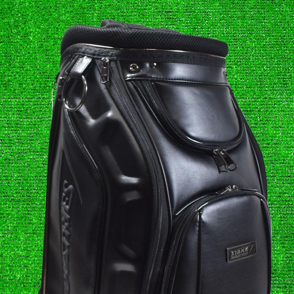 真*広様 STAK INDUSTRIES ゴルフ キャディバッグ９型【ブラック】