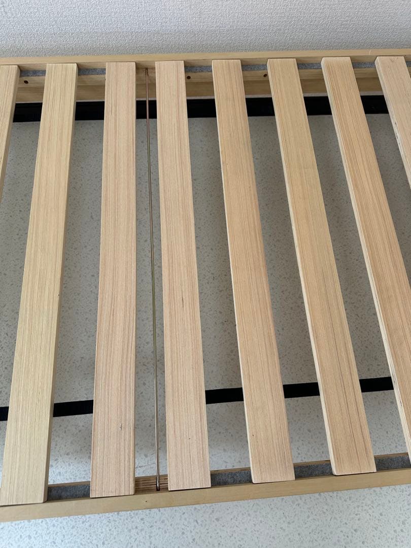 【引取限定】無印良品 シングルベッド フレーム パイン材 管理No.i4