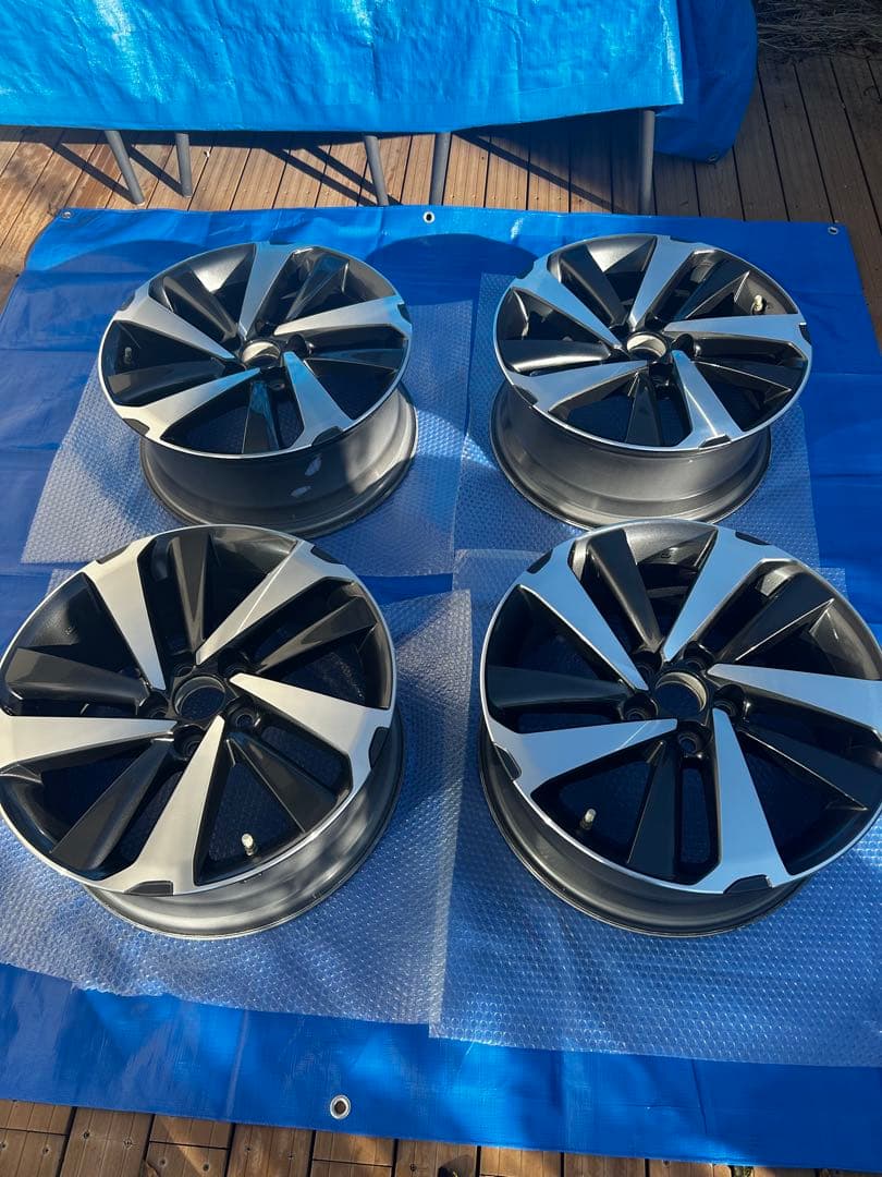 レクサス純正NX18インチ シルバー ブラック ホイール