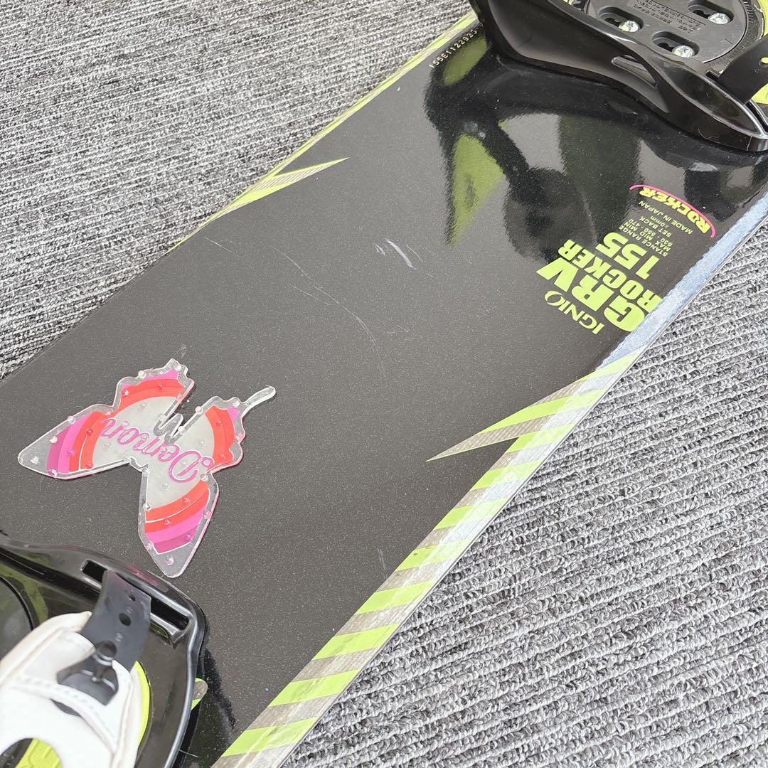 87超豪華❗️IGNIO メンズスノーボードセット★スノボ155cm+ビン付