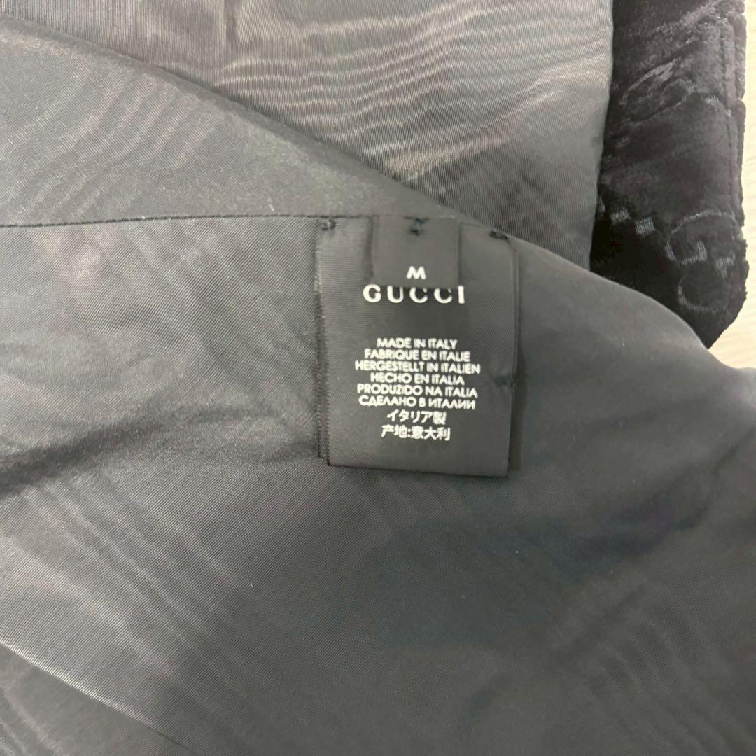 グッチ　GUCCI ベルベット　ケープ　GG柄