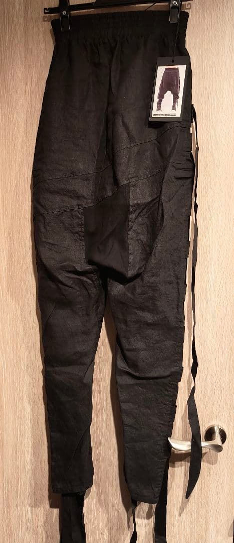 DEMOBAZAデモバザ　サルエルパンツ 黒 ストリートスタイル