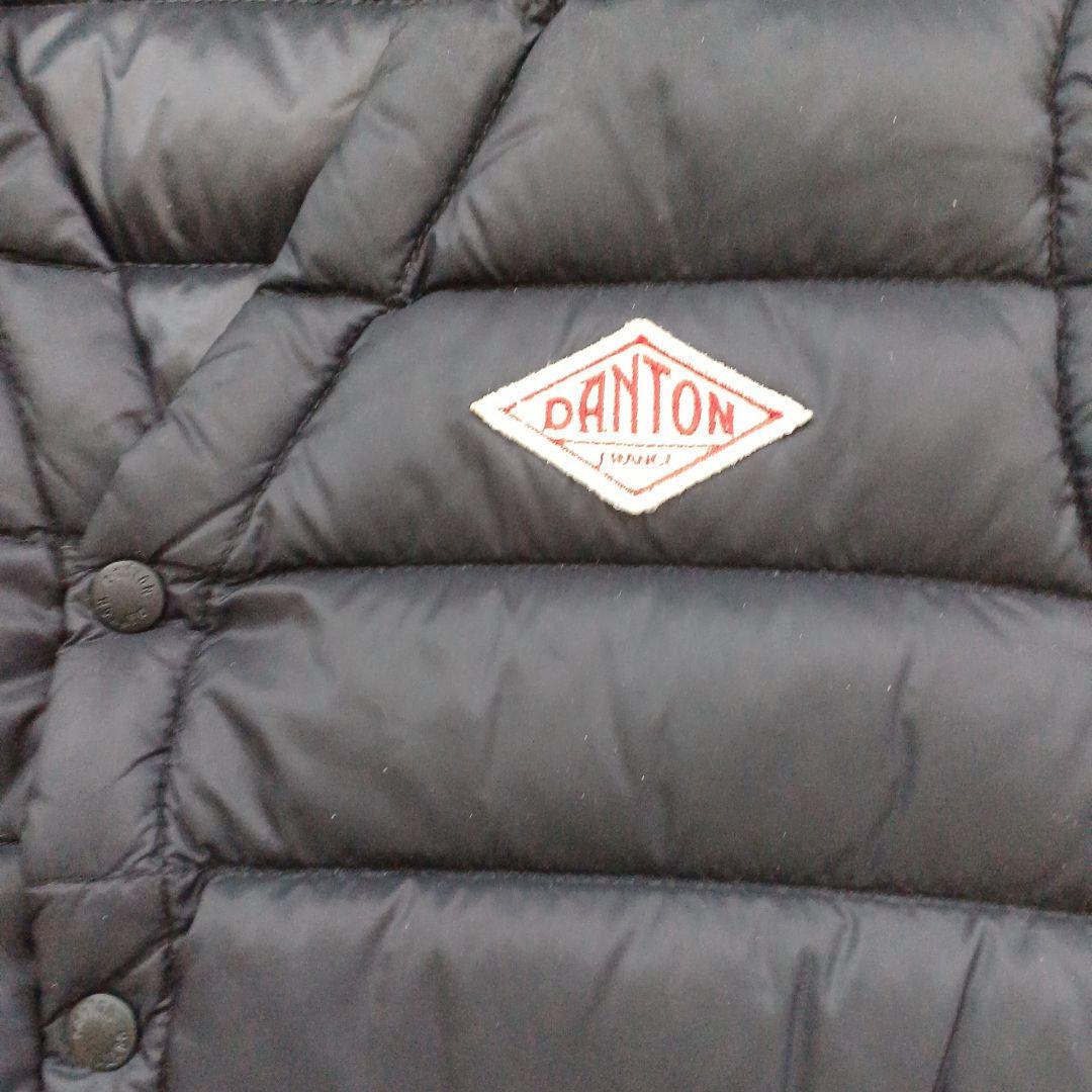 DANTON ダウンベスト ブラック 38