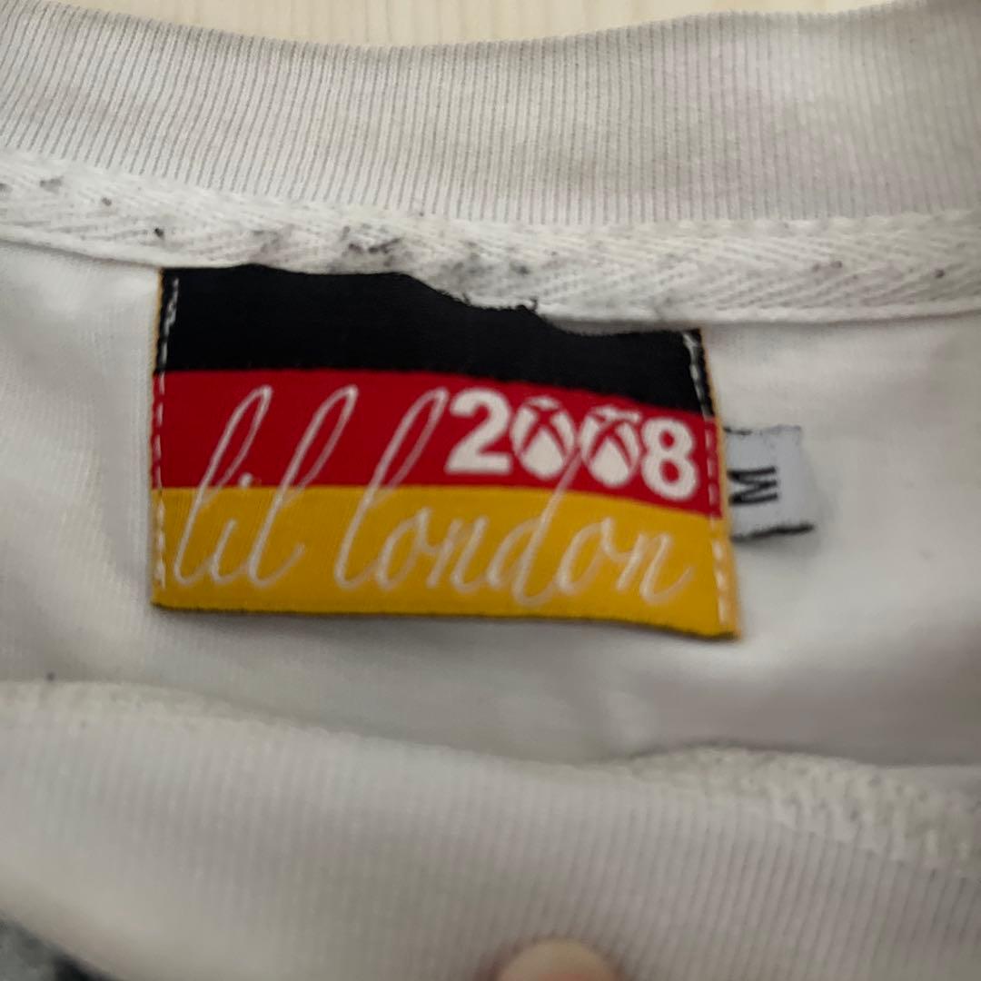 FTI lil london ネクタイプリント Tシャツ