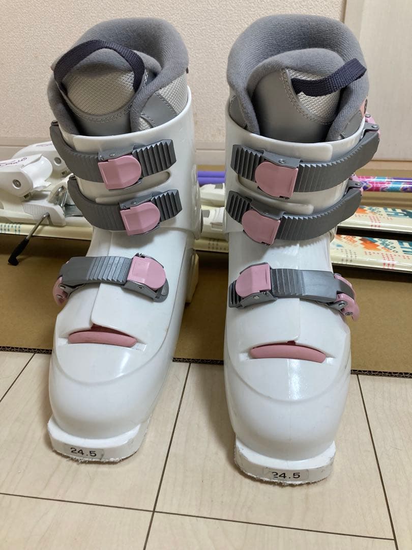 ジュニア 用Hart スキー140cmブーツ24.5cm ストック　3点セット