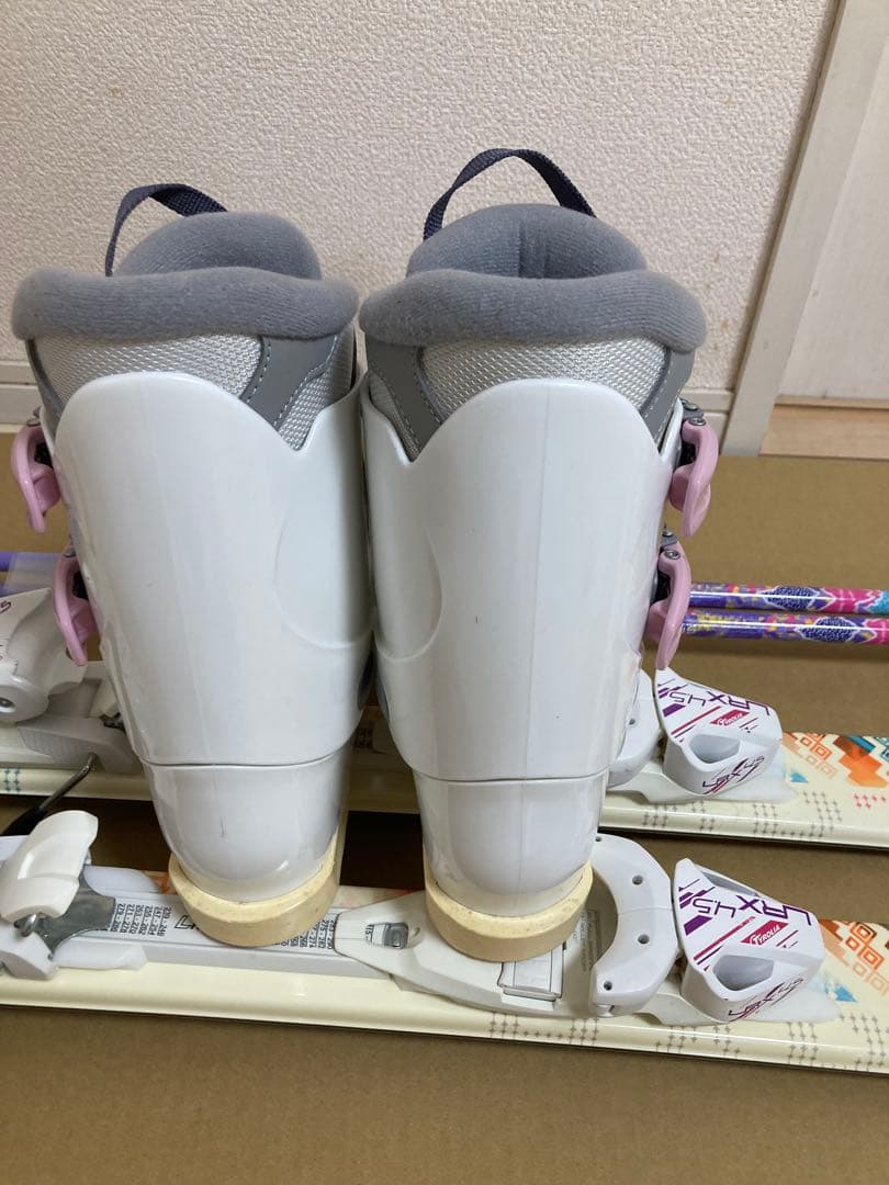 ジュニア 用Hart スキー140cmブーツ24.5cm ストック　3点セット