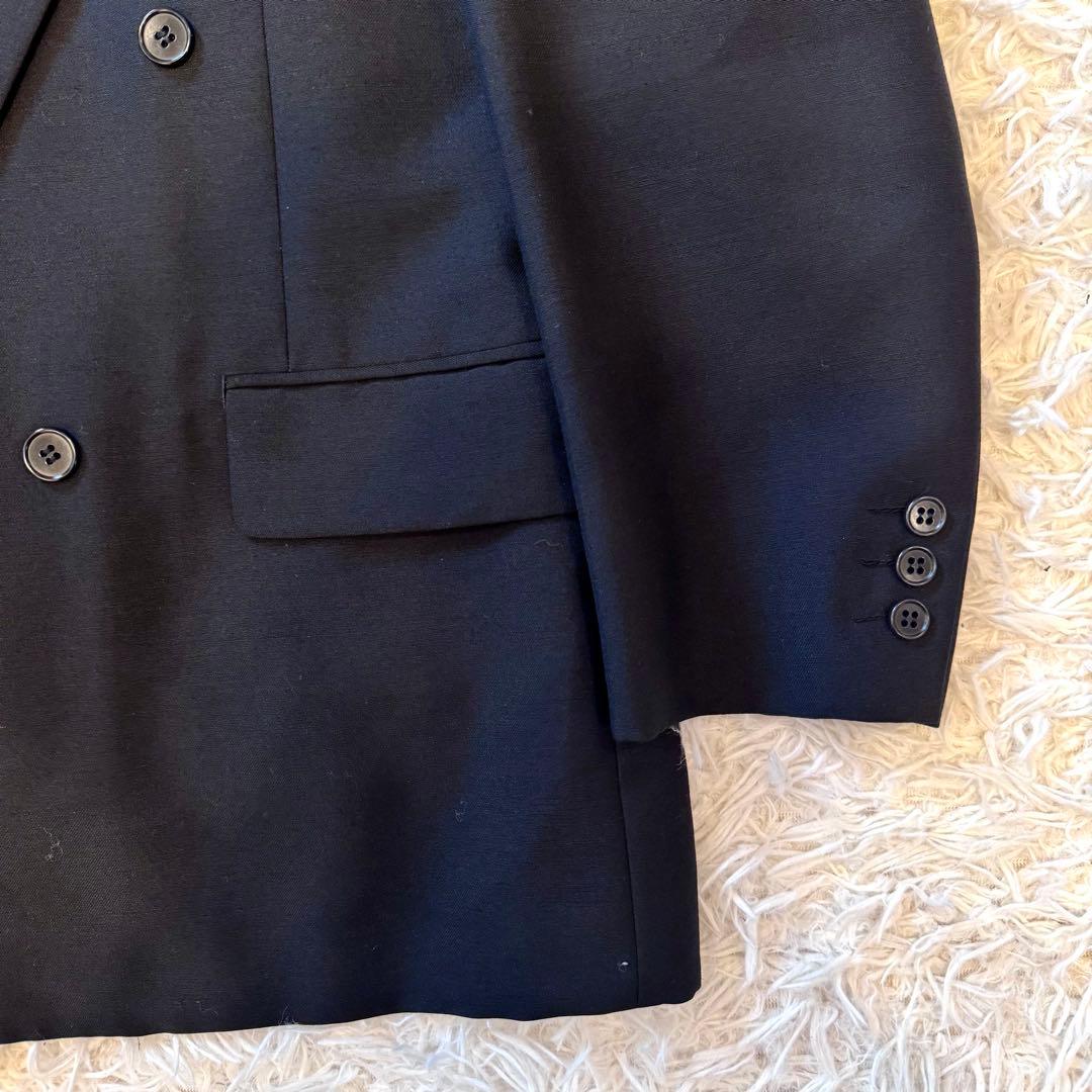 【LiLi6_6 様4点セット】モヘヤ混 ダブル スーツ セットアップ ピンズ