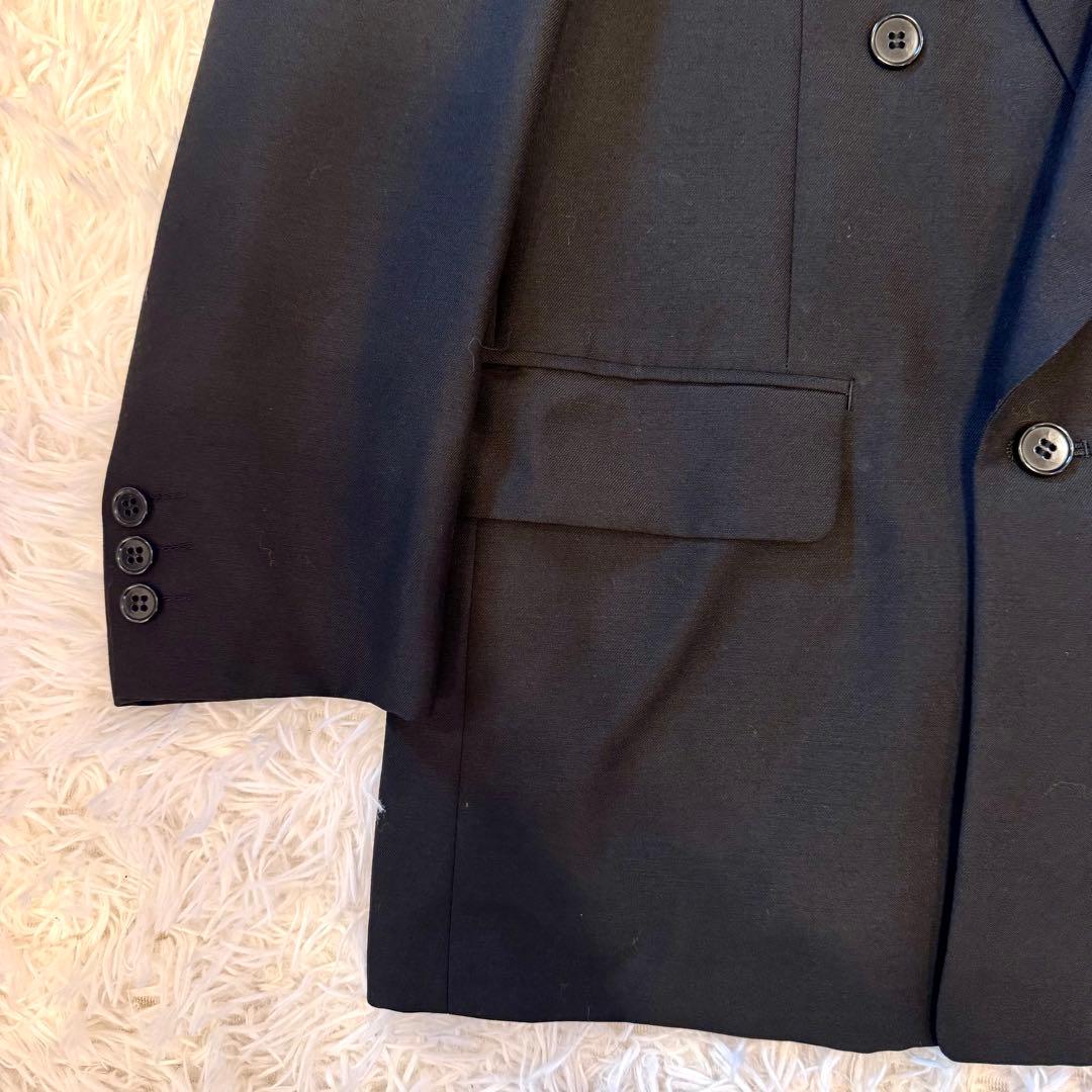 【LiLi6_6 様4点セット】モヘヤ混 ダブル スーツ セットアップ ピンズ