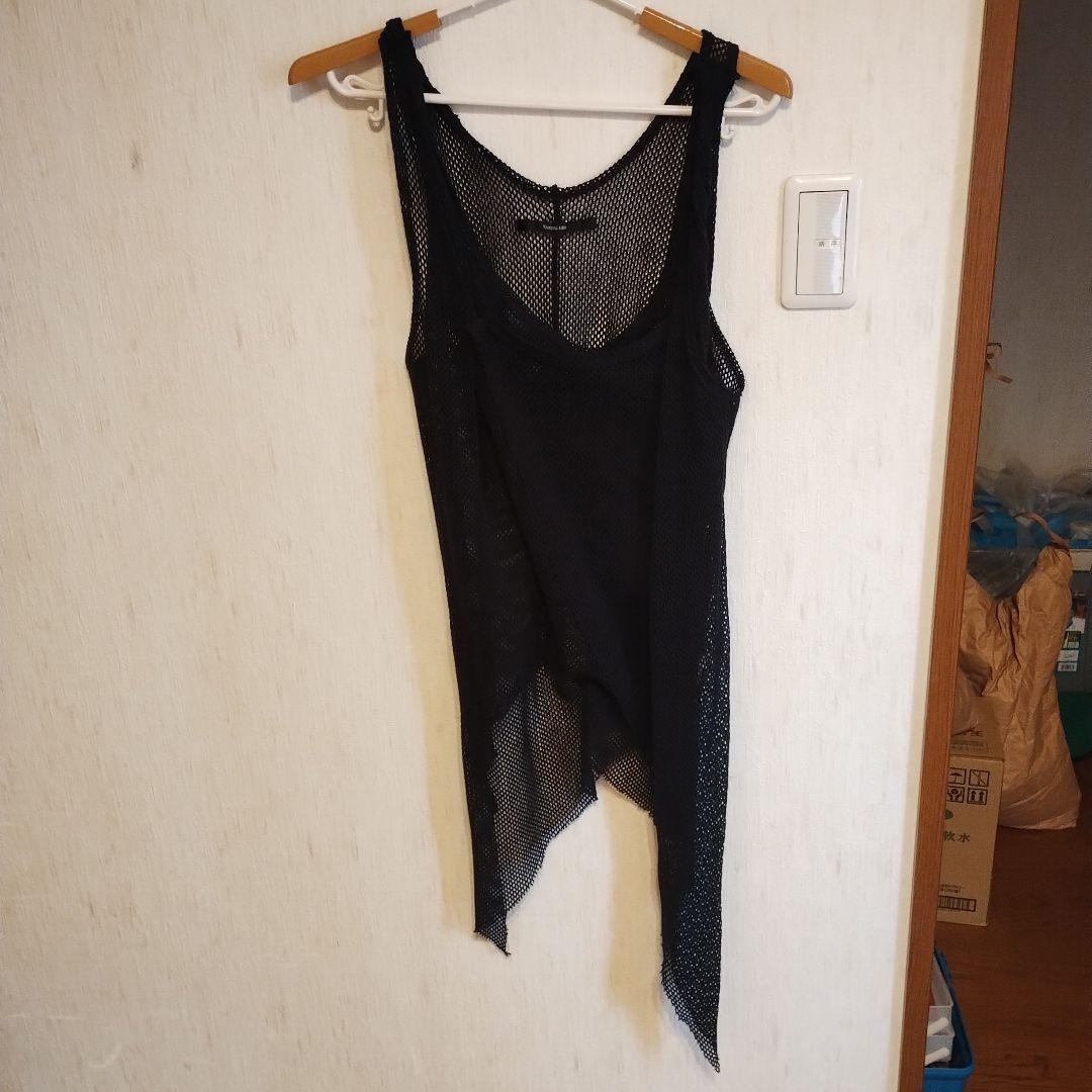 定価48000円ガクトさん愛用❤ヤスユキイシイメッシュ切りっぱなしタンクトップ