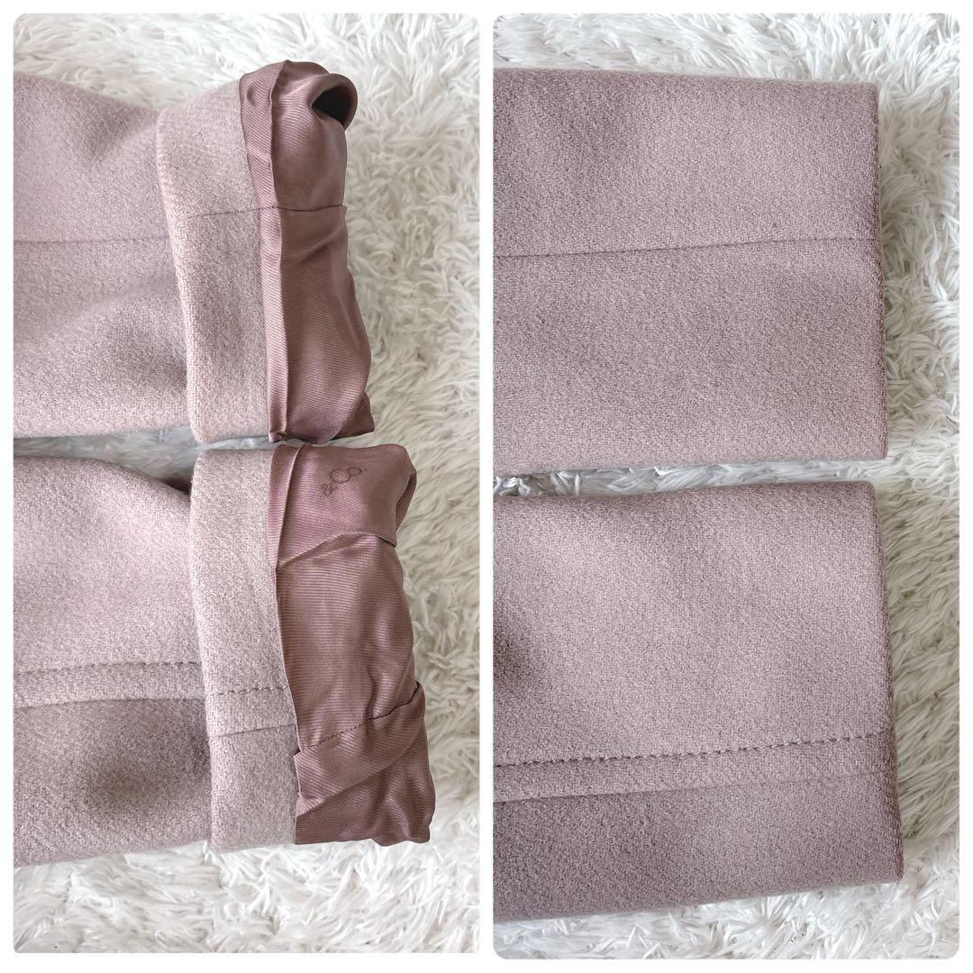 MAX&Co. ロングコート ショールカラー 女優襟 Aライン ベルト ファー