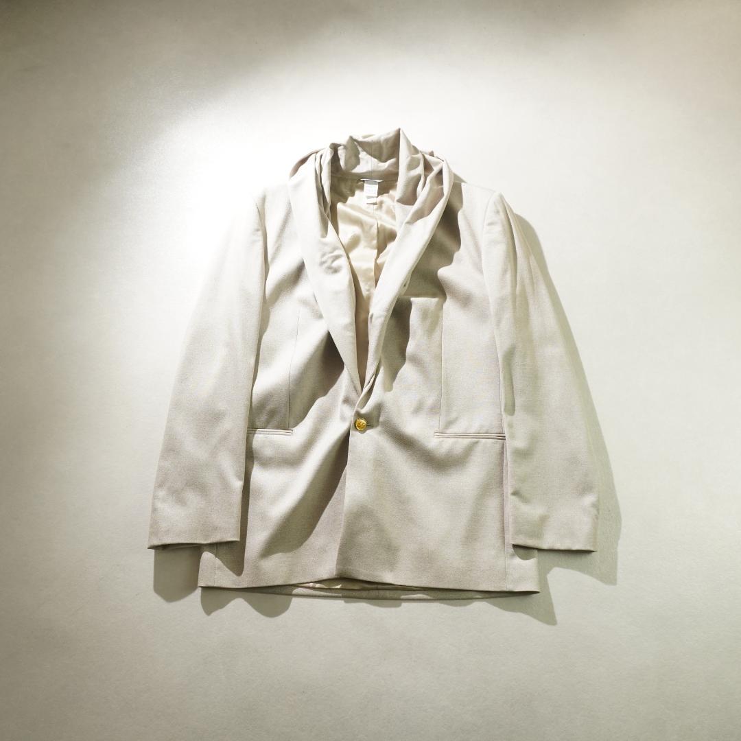 GIANNI VERSACE ショールカラーセットスーツ ベージュ/VW289