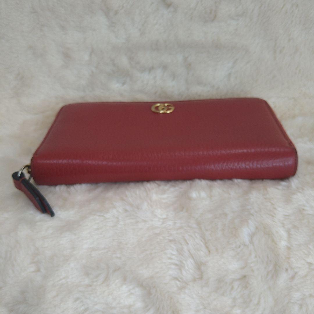GUCCI 長財布 GGマーモント ジップアラウンドウォレット