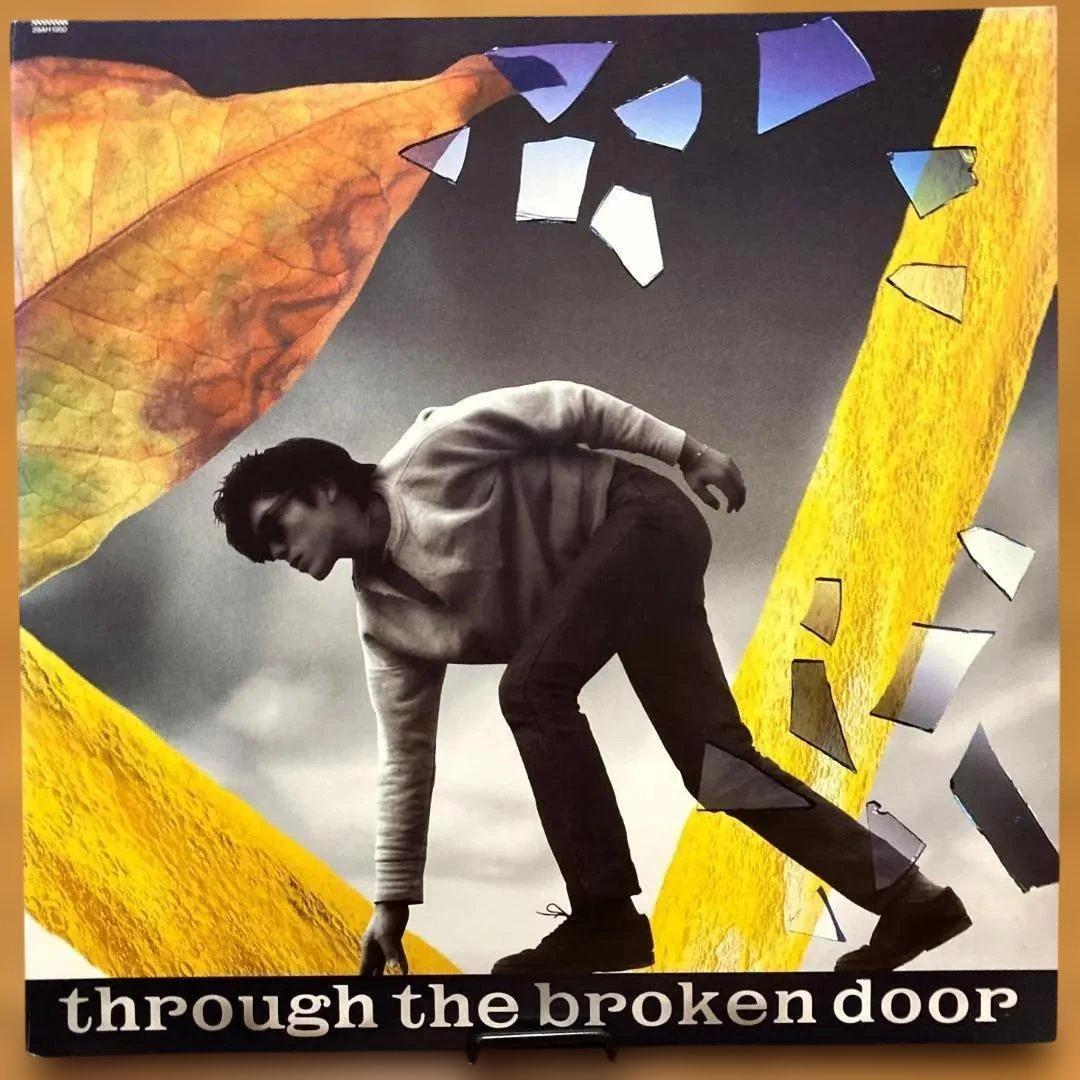 【状態良好・再生確認済】LPレコード　尾崎豊／壊れた扉から　盤面傷無しアナログ盤