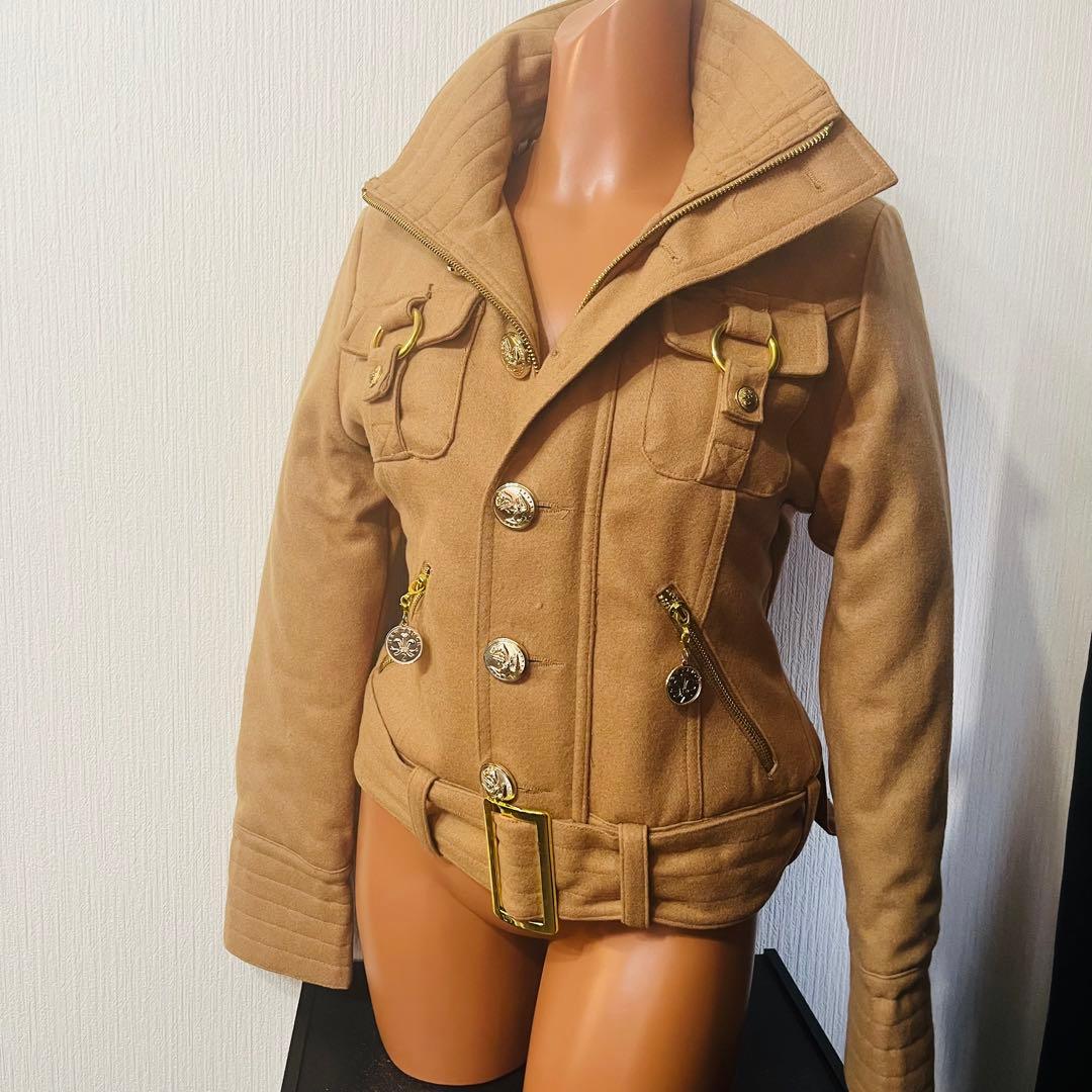 【平成ギャル】【希少】 d.i.a. 激レア厚手ミニ丈コートPコートジャケット